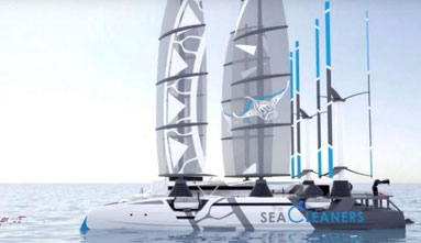 Manta - Sea Cleaner Schiff